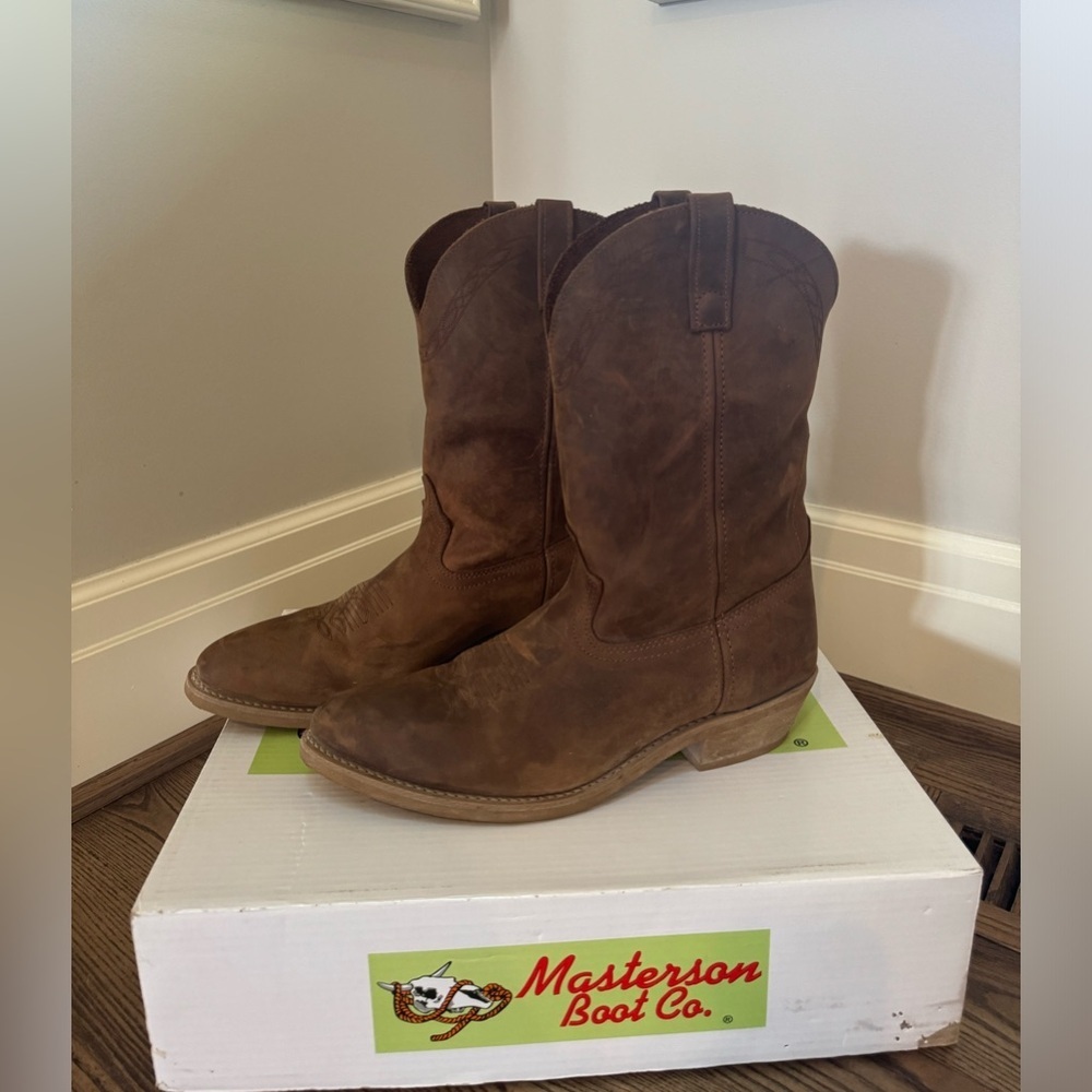 Masterson Boot Co. Brown Cowboy Boots